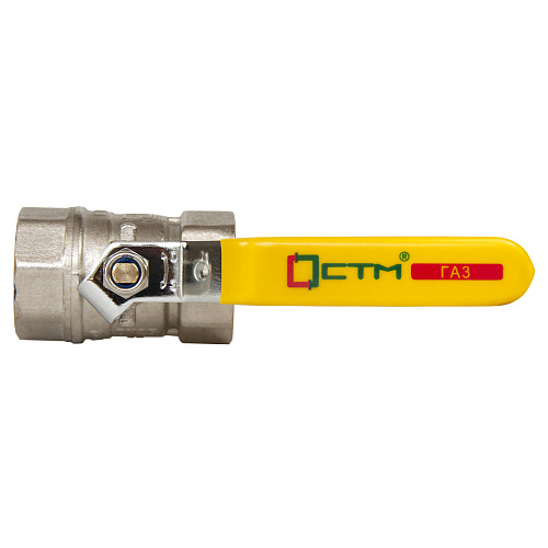 Кран шаровой для газа 1" г/г рычаг CTM ГАЗ