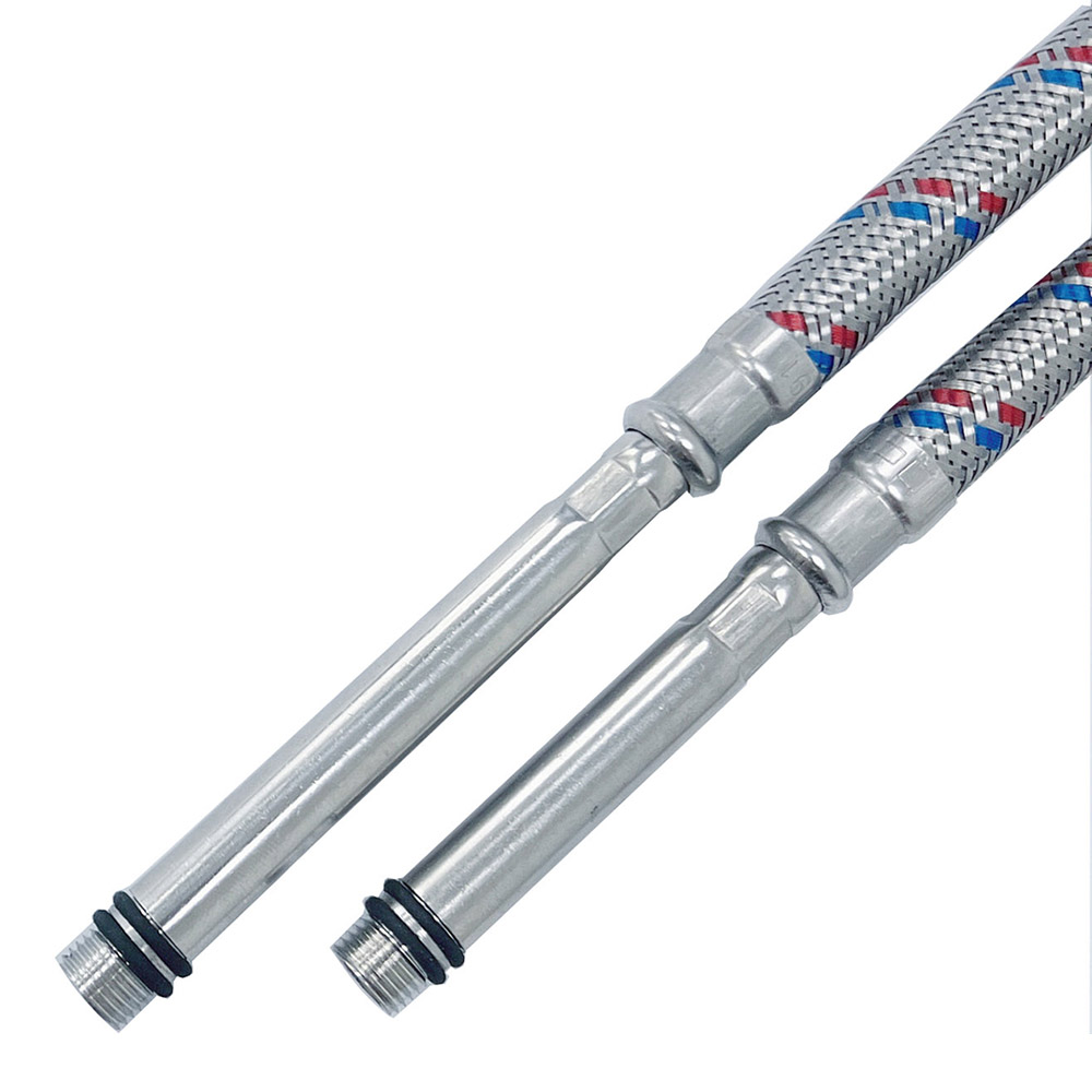Подводка д/смес.удлиненный штуцер сталь 1/2"xM10x60 см CTM (пара)