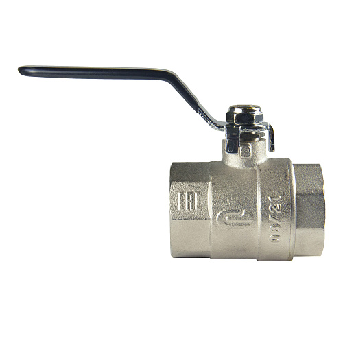 Кран шаровой для воды 1-1/4" г/г рычаг, никель, ONDO Кран шаровой для воды 1-1/4" г/г рычаг, никель, ONDO