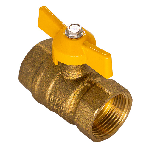 Кран шаровой для газа 1" г/г бабочка ОПТИМА ГАЗ Кран шаровой для газа 1" г/г бабочка ОПТИМА ГАЗ