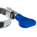 Хомут стальной винтовой с барашком 1-1/4" (18-32мм) 9мм СТМ_3