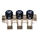 Коллектор 3 выхода вентиль н/р 1"х1/2" СТМ_2