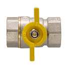 Кран шаровой для газа 1" г/г бабочка CTM ГАЗ_3