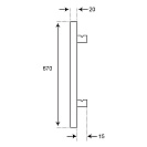 Кронштейн для радиатора напольный регулируемый 200-500мм для пан. рад. (БПЛ 007-1) СТМ ТЕРМО_3