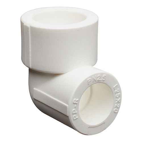 Угольник PP-R перех. 90 град. вн. DN 25х20 СТМ ПЛАСТ Угольник PP-R перех. 90 град. вн. DN 25х20 СТМ ПЛАСТ