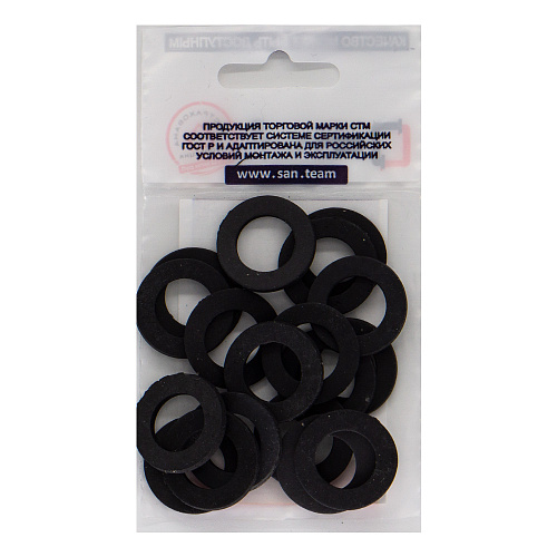 Прокладка 3/4" резина ТМКЩ 24х14х2 мм (20шт) СТМ Прокладка 3/4" резина ТМКЩ 24х14х2 мм (20шт) СТМ