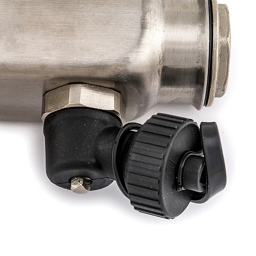 Коллекторная группа ONDO нерж сталь 4 вых. в сборе с автоматическим воздухоотводчиком, расходомерам