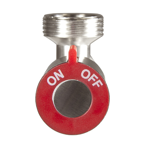 Кран для бытовых приборов угл. 1/2"х3/4" ш/ш с отражат. нерж. сталь СТМ Кран для бытовых приборов угл. 1/2"х3/4" ш/ш с отражат. нерж. сталь СТМ