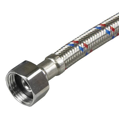 Подводка для воды сталь 1/2" г/г 120 cм CTM Подводка для воды сталь 1/2" г/г 120 cм CTM