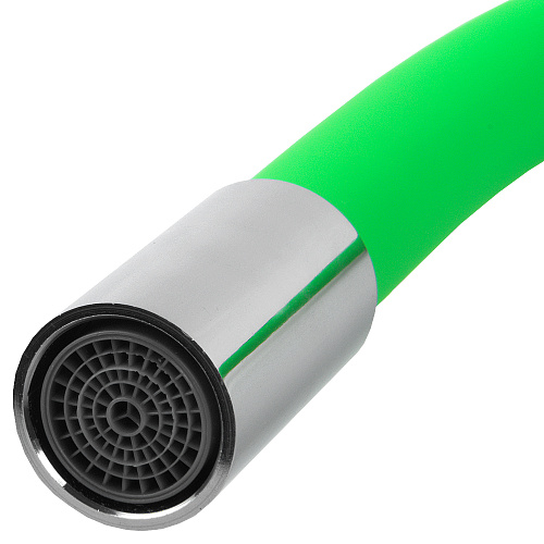 Смеситель FLOE FK234-DG для кухни, 40 мм, на гайке,с бок.штыревой ручкой,с гибким салатовым изливом Смеситель FLOE FK234-DG для кухни, 40 мм, на гайке,с бок.штыревой ручкой,с гибким салатовым изливом