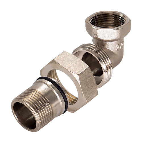 Соединитель с накид. гайкой угловой  1" г/ш CTM Соединитель с накид. гайкой угловой  1" г/ш CTM