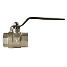 Кран шаровой для воды 1" г/г рычаг,  никель,  ONDO_2