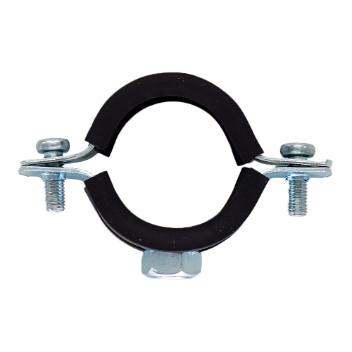 Хомут металлорезиновый 2-1/2" (75-80мм) CTM