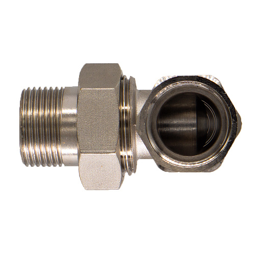 Соединитель с накид. гайкой угловой  1" г/ш CTM Соединитель с накид. гайкой угловой  1" г/ш CTM