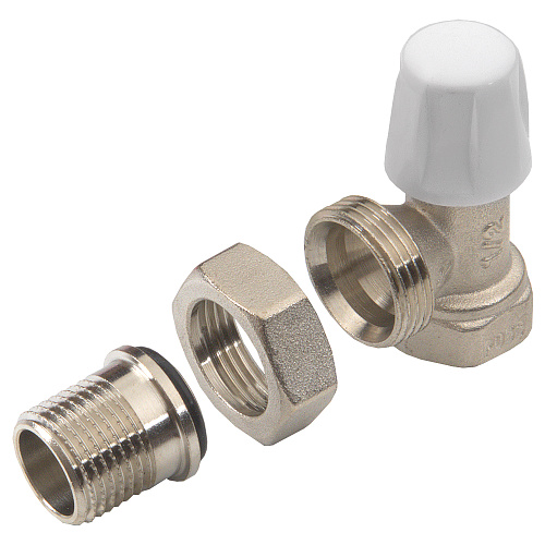 Запорный клапан для радиатора угловой 1/2" СТМ ТЕРМО