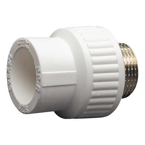 Муфта полипропиленовая PP-R комб. нар./р. DN 25х3/4" СТМ ПЛАСТ Муфта полипропиленовая PP-R комб. нар./р. DN 25х3/4" СТМ ПЛАСТ