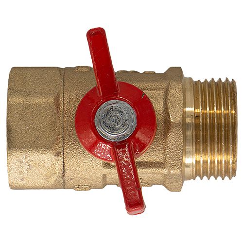 Кран шаровой для воды 1" г/ш бабочка ГАЛЛОП ПРАКТИК 131