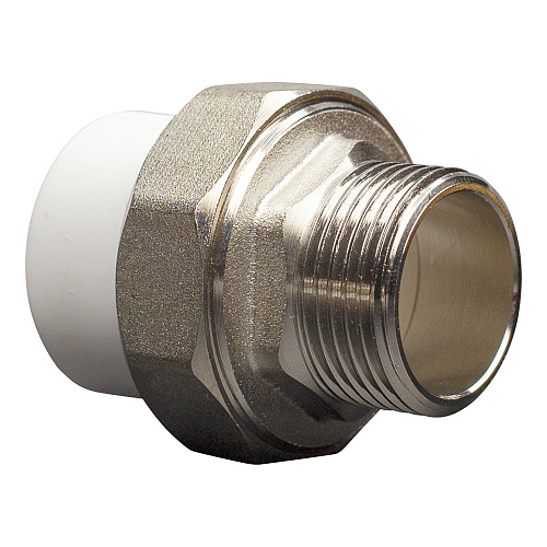 Муфта полипропиленовая PP-R комб. разъемная н./р. DN 32х1" СТМ ПЛАСТ Муфта полипропиленовая PP-R комб. разъемная н./р. DN 32х1" СТМ ПЛАСТ