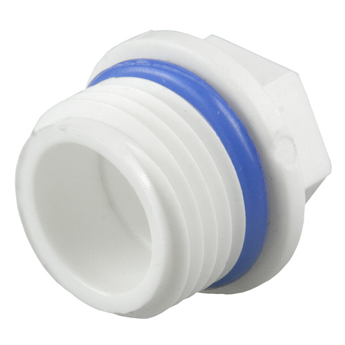 Заглушка полипропиленовая PP-R резьбовая DN 32 СТМ ПЛАСТ