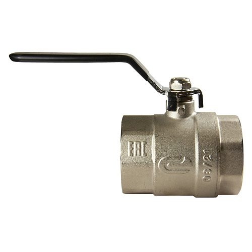 Кран шаровой для воды 2" г/г рычаг, никель, ONDO Кран шаровой для воды 2" г/г рычаг, никель, ONDO