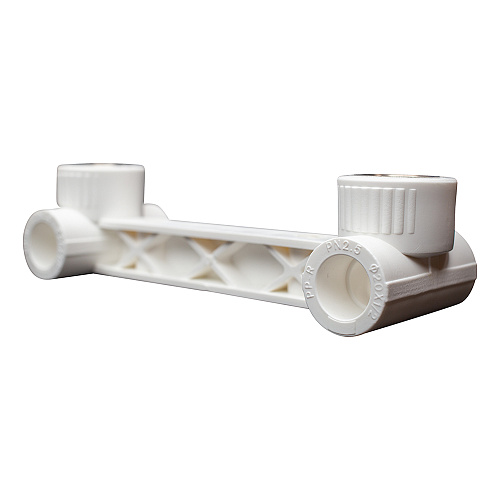 Тройник PP-R двойной комб. с крепл. вн./р. DN 20х1/2" СТМ ПЛАСТ Тройник PP-R двойной комб. с крепл. вн./р. DN 20х1/2" СТМ ПЛАСТ