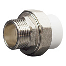 Муфта полипропиленовая PP-R комб. разъемная н./р. DN 25х1/2" СТМ ПЛАСТ