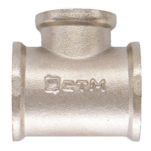 Тройник резьбовой переходной 1"x3/4"x1" г/г/г CTM Тройник резьбовой переходной 1"x3/4"x1" г/г/г CTM