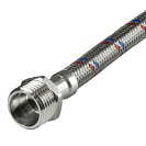 Подводка для воды сталь 1/2" г/ш 30 cм CTM_3