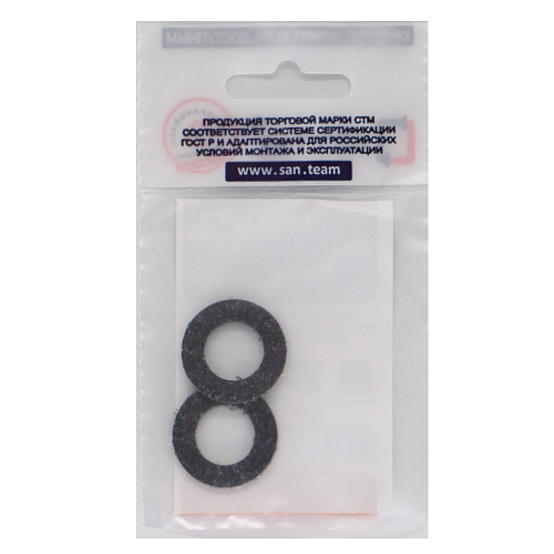 Прокладка 3/4" паронит 24х14х2 мм (2шт) СТМ Прокладка 3/4" паронит 24х14х2 мм (2шт) СТМ