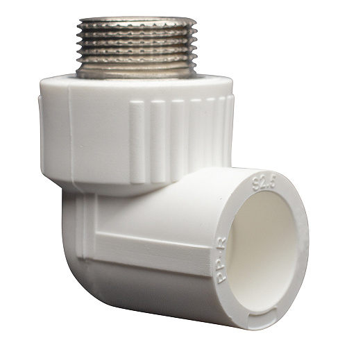 Угольник PP-R комб. нар./р. DN 32х1/2" СТМ ПЛАСТ Угольник PP-R комб. нар./р. DN 32х1/2" СТМ ПЛАСТ