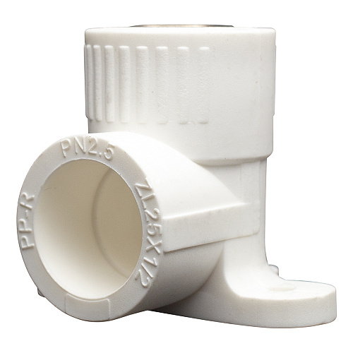 Угольник PP-R комб. с крепл. вн./р. DN 25х1/2" СТМ ПЛАСТ Угольник PP-R комб. с крепл. вн./р. DN 25х1/2" СТМ ПЛАСТ