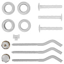 Комплект для радиатора 3/4" с тремя кронштейнами CTM ТЕРМО_3