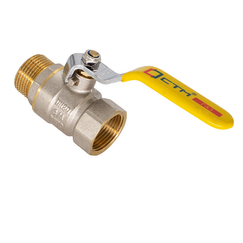 Кран шаровой для газа 3/4" г/ш рычаг CTM ГАЗ