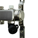 Коллекторная группа ONDO нерж сталь 8 вых. в сборе  с термостатическими и запорными клапанами_3