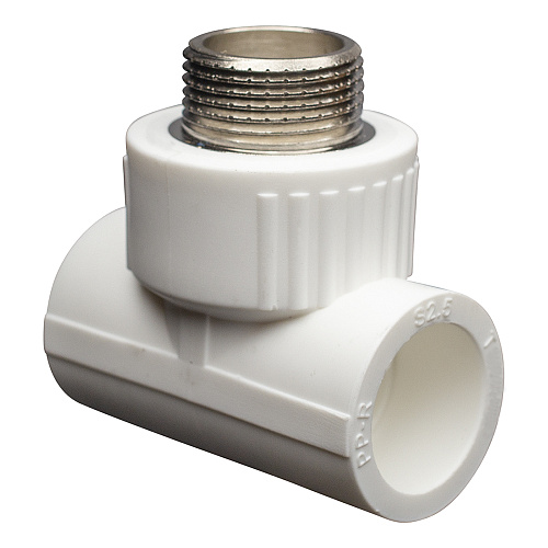 Тройник PP-R комб. нар./р. DN 25х1/2" СТМ ПЛАСТ Тройник PP-R комб. нар./р. DN 25х1/2" СТМ ПЛАСТ