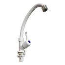 Смеситель ROEGEN RV523A моно,  1/2" м/к,  ABS,  белый,  вентиль L3