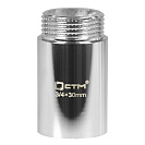 Удлинитель труб латунный  3/4" г/ш x 30 мм CTM_1
