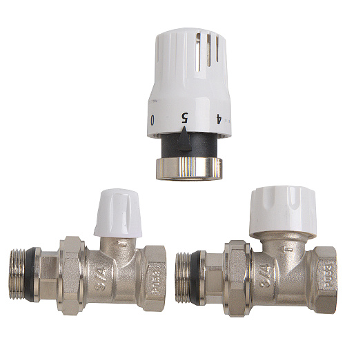 Термостатический комплект для радиатора прямой в блистере 3/4" СТМ ТЕРМО