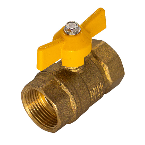 Кран шаровой для газа 1" г/г бабочка ОПТИМА ГАЗ Кран шаровой для газа 1" г/г бабочка ОПТИМА ГАЗ