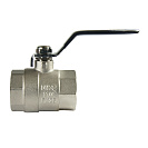 Кран шаровой для воды 1-1/4" г/г рычаг,  никель,  ONDO