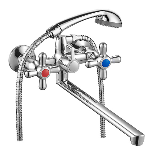 Смеситель ROEGEN RP120C для ванны, 1/2" м/к, керамический дивертор Смеситель ROEGEN RP120C для ванны, 1/2" м/к, керамический дивертор