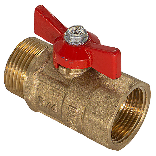 Кран шаровой для воды 3/4" г/ш бабочка ГАЛЛОП ПРАКТИК 131 Кран шаровой для воды 3/4" г/ш бабочка ГАЛЛОП ПРАКТИК 131