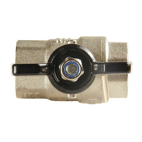 Кран шаровой для воды 1/2" г/г бабочка, никель, ONDO Кран шаровой для воды 1/2" г/г бабочка, никель, ONDO