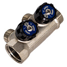 Коллектор 2 выхода вентиль н/р 1"х1/2" СТМ_1