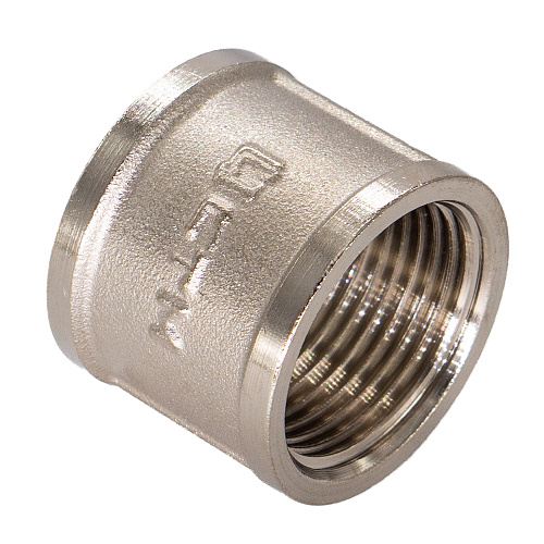 Муфта латунная резьбовая  прямая  1-1/4" г/г CTM Муфта латунная резьбовая  прямая  1-1/4" г/г CTM