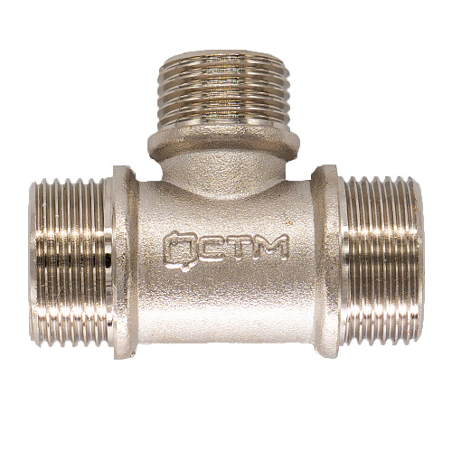 Тройник резьбовой переходной  3/4"x1/2"x3/4" ш/ш/ш CTM Тройник резьбовой переходной  3/4"x1/2"x3/4" ш/ш/ш CTM