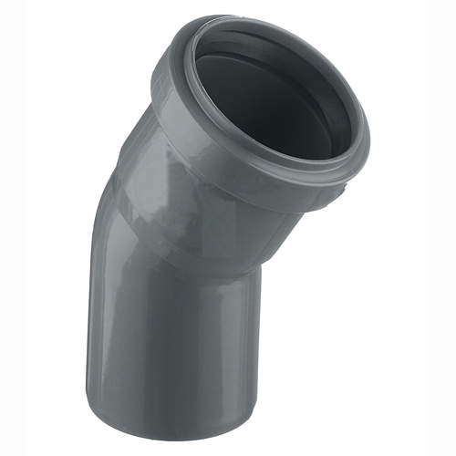 Отвод канализационный 30 град. DN 50 Отвод канализационный 30 град. DN 50
