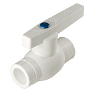 Кран шаровой PP-R DN 50 СТМ ПЛАСТ (шар стальной)