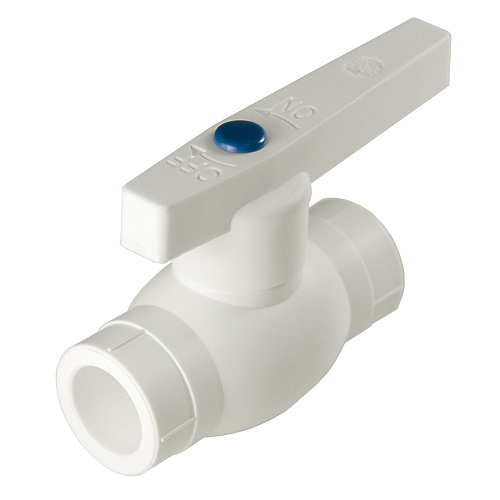 Кран шаровой PP-R DN 50 СТМ ПЛАСТ (шар стальной)