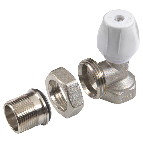 Регулирующий клапан для радиатора ручной угловой 3/4" СТМ ТЕРМО